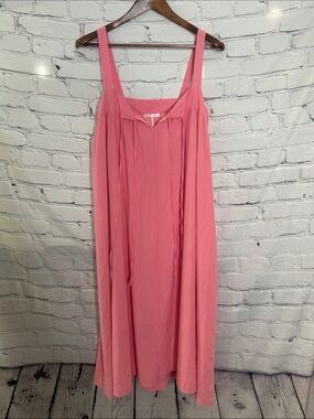 Stitch Drop Pink Flowing Sundress Size Large Excellent Condition